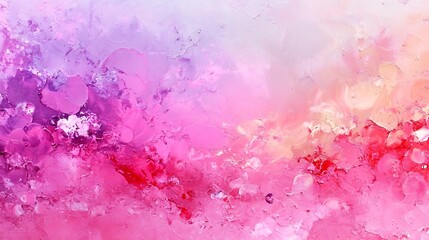 Poster - Abstract sparkling pink and purple watercolor painting with dynamic brush strokes : Generative AI