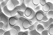 © MKS - In a minimalist design, an abstract pattern of white, curved lines forms a wave-like texture, emphasizing depth and movement