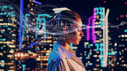 Poster - Futuristic Data Vision