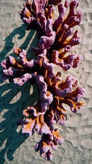 Fototapete - Vibrant Coral Sculpture