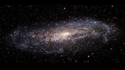 Wall Mural - large magellanic cloud, a satellite galaxy of the milky way, filled with glowing star clusters and r