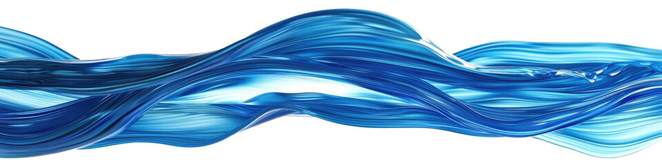 Canvas Print - abstract fluid art background in shades of blue. perfect for designs needing motion and depth..
