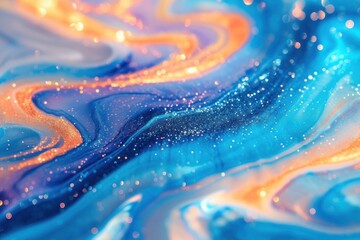 Wall Mural - marble texture backgrounds blue accessories.