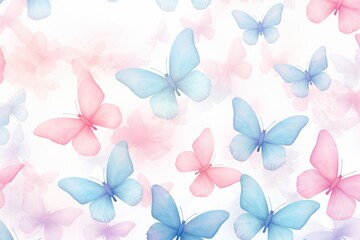 Canvas Print - Butterfly background backgrounds pattern nature.