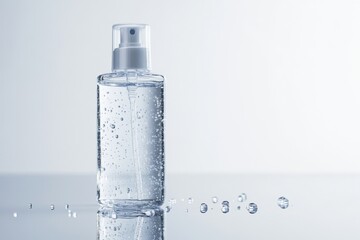 Clear Hand Sanitizer Spray Bottle - Modern Hygiene Product