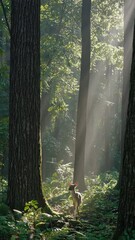 Fototapete - Enchanted Rainforest Glimpse