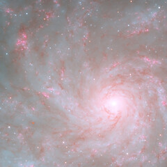 Wall Mural - galactic swirls of light a celestial symphony of stellar formation and cosmic beauty in deep space