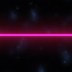 Wall Mural - luminous fuchsia ray amidst celestial starfield radiance and cosmic dust illumination splendor