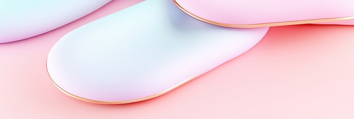 Abstract pastel background with smooth shapes and subtle gradient colors