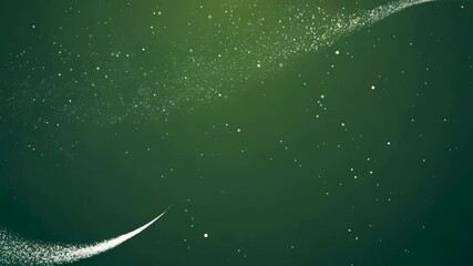 Wall Mural - Stars shine brightly in a dark night sky
