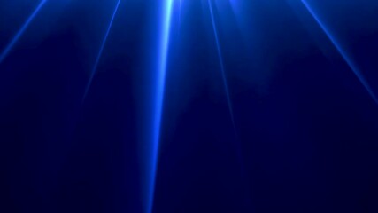 Wall Mural - Light rays create beautiful effects in dark space
