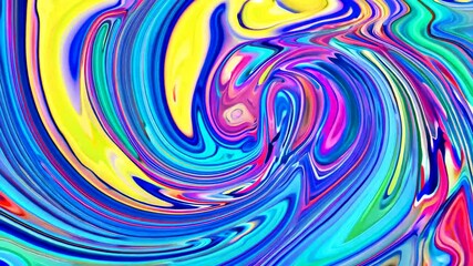 Wall Mural - colorful swirling patterns create vibrant visuals