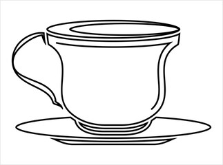 Wall Mural - Tea Coffee Cup Y_2110001