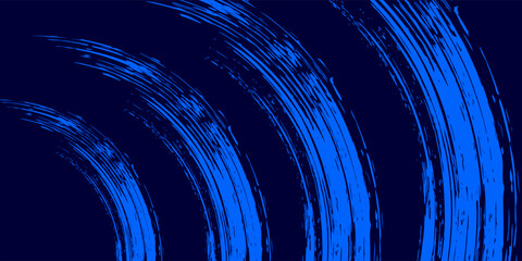 Wall Mural - abstract background blue vector modern wave lines