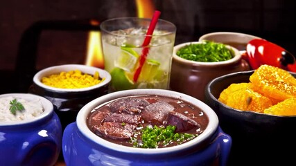 Wall Mural - Feijoada, a traditional Brazilian dish