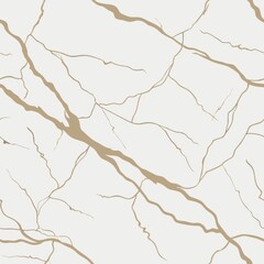 Wall Mural - Seamless patterns. Fabric pattern. Marble texture with gold veins. textile, Tile 