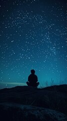 Wall Mural - galaxy night outdoors nature.