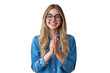 © Imane - Young Uruguayan woman over isolated background laughing