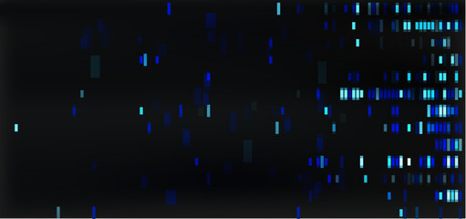 Wall Mural - dna sequence map with genetic data pattern. abstract chromosome visualization for medical test and a
