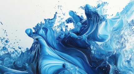 Wall Mural - Blue vibrant abstraction. Eps 10 vector