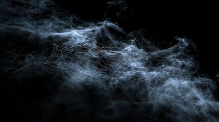 Abstract network against dark background