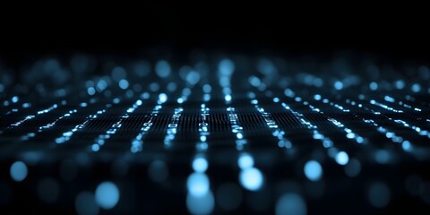 Wall Mural - digital background perfect for tech processes, neural networks, artificial intelligence, data transf