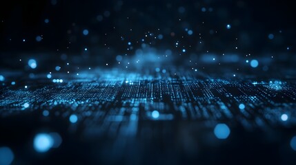 Wall Mural - digital background perfect for tech processes, neural networks, artificial intelligence, data transf