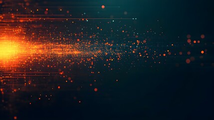 Wall Mural - digital background perfect for tech processes, neural networks, artificial intelligence, data transf