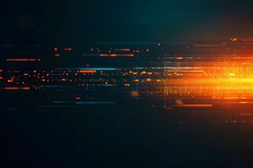 Wall Mural - digital background perfect for tech processes, neural networks, artificial intelligence, data transf