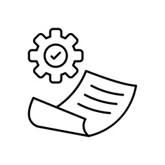 Sticker - Seo Idea List vector icon