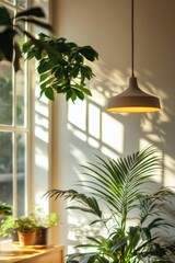 Canvas Print - Potted Plant in Window