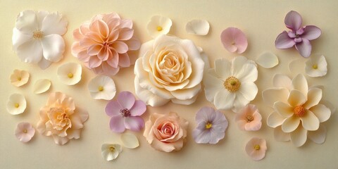 Poster - Bunch of flowers on table