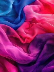 Poster - Colorful Fabric Close Up