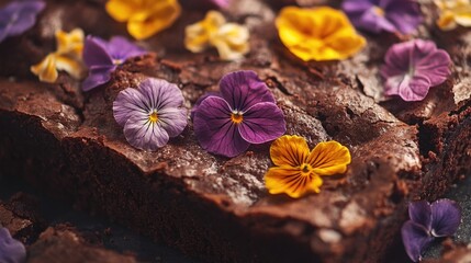 Wall Mural - Piece of Cake with Flowers