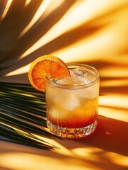 Poster - Drink with orange slice