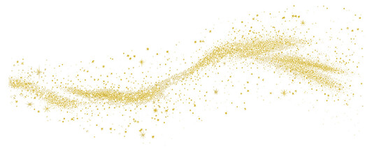 glittering gold stars, dust trail explosion, golden sparkle effect, transparent png, magical burst, 