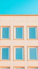 Poster - Contemporary Glass Facade Design Reflective Windows and Steel Framework for Urban Office Spaces - Enhancing Business Transparency and Corporate Identity