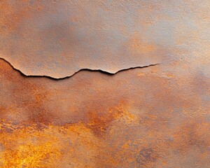 Aufkleber - Industrial Chic Urban Texture Weathered Rusted Concrete Surface with Natural Patina - Architectural Stock for Modern Design and Construction, Capturing Timeless Material Aesthetics