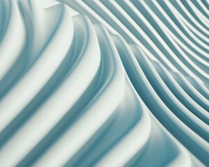 Aufkleber - Contemporary Minimalist Architecture Textured White Surface with Raised Patterns - Modern Design Insight for Interior Innovation and Aesthetic Enhancement
