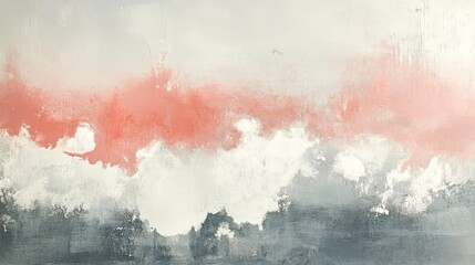 Wall Mural - Abstract artwork depicting a blend of soft colors