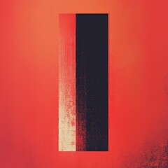 Wall Mural - abstract color block with vertical lines on gradient background
