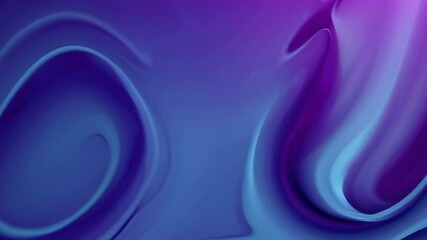 Poster - Abstract fluid art with blue and purple swirls, modern vibrant design concept