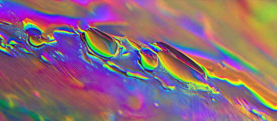 Canvas Print - Abstract colorful acid background