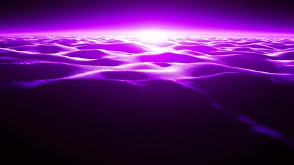 Wall Mural - experience mesmerizing patterns of vibrant purple hues flowing over undulating shapes. this stunning