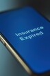 © cff999 - insurance expiring on a smartphone
