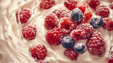 Sticker - yogurt with berries