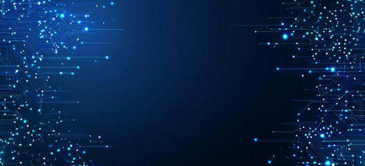 Wall Mural - modern technology circuit board texture background design. quantum computer technologies concepts, l