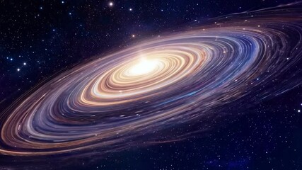 Wall Mural - explore the breathtaking details of a spiral galaxy filled with vibrant colors, luminous stars, and 