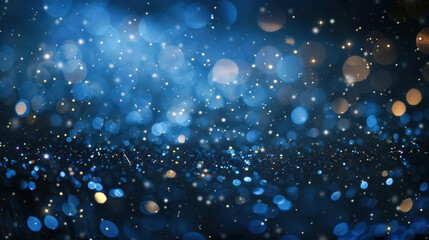 Wall Mural - abstract blue background with particles