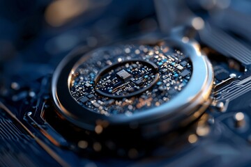 The concept of safety is represented by a closed padlock on a digital background